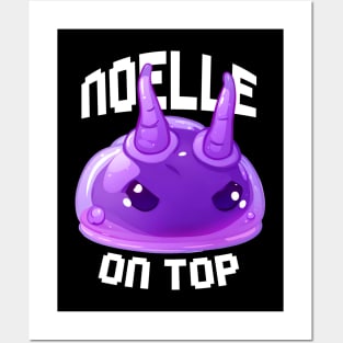 Noelle On Top - Bedwars Design (White) Posters and Art